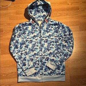 Bape Blue Camo Men's Sweater